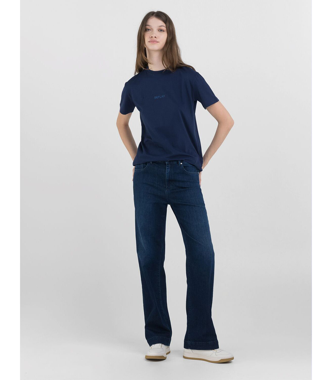 ライトコットンジャージーTシャツ 詳細画像 インディゴ 5